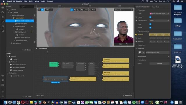 Eyeball Template Breakdown (Shaders, Blocks) | Instagram/Facebook | Meta Spark Studio | AR Tutorial смотреть онлайн