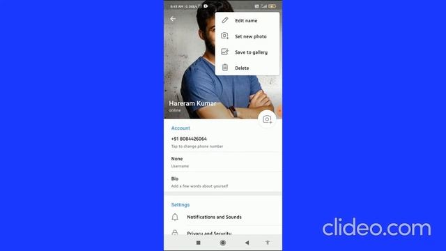 How To Change Telegram Profile Picture ! 2021 Android & IOS смотреть онлайн