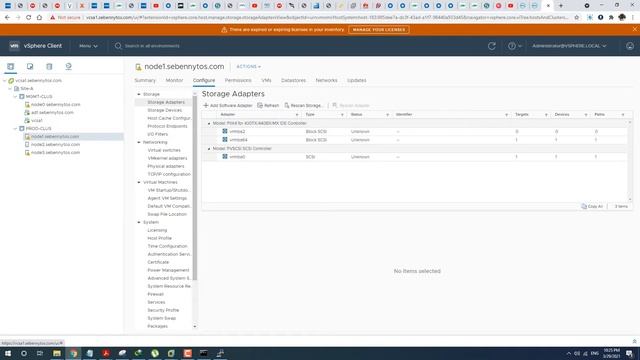 Create iSCSI LUN from SUSE Enterprise 15 SP2 Assign LUN to vSphere Esxi 6.7 смотреть онлайн