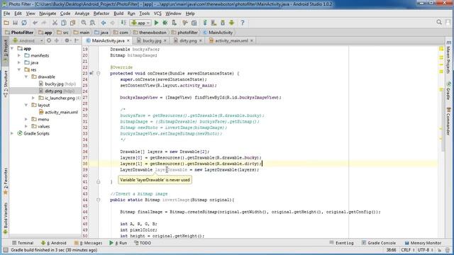 Android App Development for Beginners - 60 - Creating Photo Filters смотреть онлайн