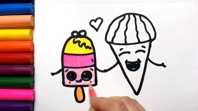 Easy Drawings | Cute Food Drawings (Donuts, Cookies) | Draw Step by Step | Kawaii Drawings смотреть онлайн