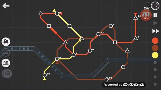 I almost beat 1000 passengers in Mini Metro (London) смотреть онлайн