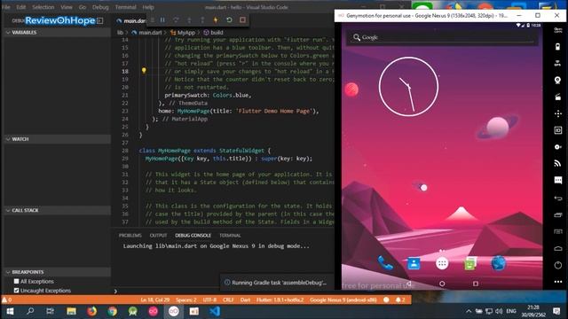 How to Visual Studio Code connect Flutter with Genymotion смотреть онлайн