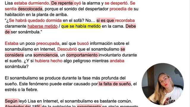 Читаем рассказ на испанском. Тренировка с носителем. Уровень Intermedio ( В1 - В2)