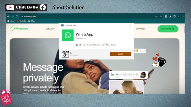 How Use or Install WhatsApp in Computer Windows 7/8/10/11 ✅ смотреть онлайн