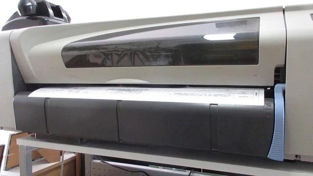 A1カラープリンター　HP Designjet 500で設計図の出力 смотреть онлайн