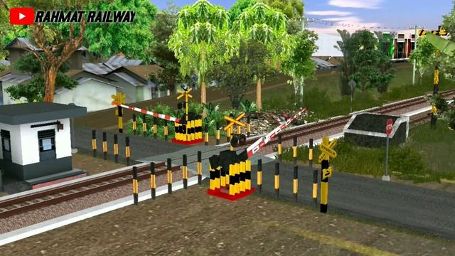 🛑 Kompilasi perlintasan kereta api Eps 2 [Trainz Simulator Android] смотреть онлайн