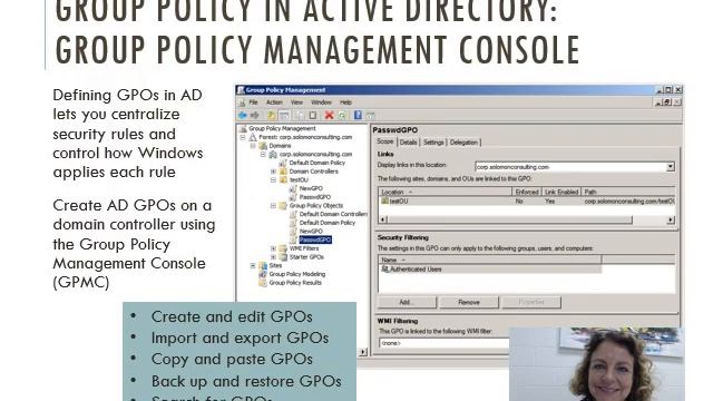 CYB530 Week6--Group Policy and Active Directory смотреть онлайн