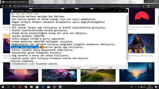 Windows 10 Arkaplan Fotoğrafı Nasıl Değiştirilir ? смотреть онлайн