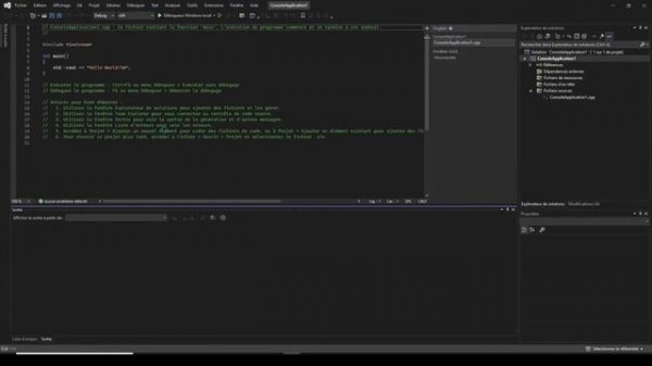 Parallel programming :  Compile OpenMP programs with Visual Studio 2022 in Windows