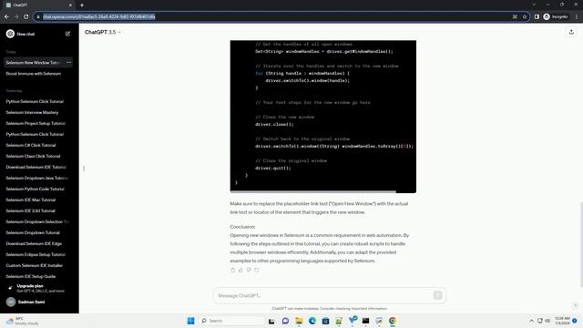 how to open new window in selenium смотреть онлайн