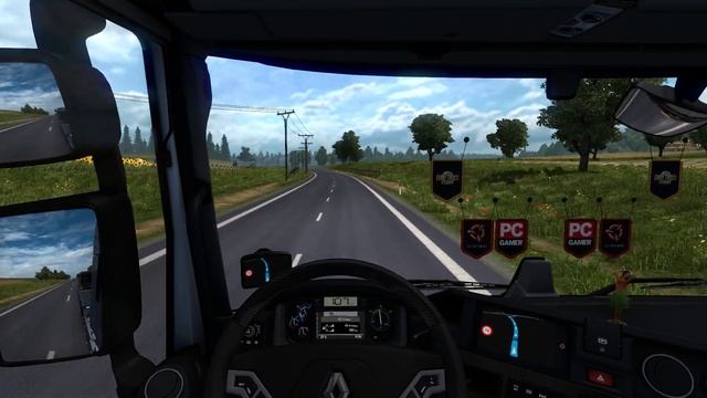 POV Driving Reanult T -High | Euro Truck Simulator 2 | Thrustmaster T150 Pro
