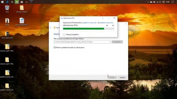 Instalacja SDK Platform Tools w Windows 10