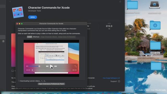 Character Commands for Xcode Basic Overview Mac App Store смотреть онлайн