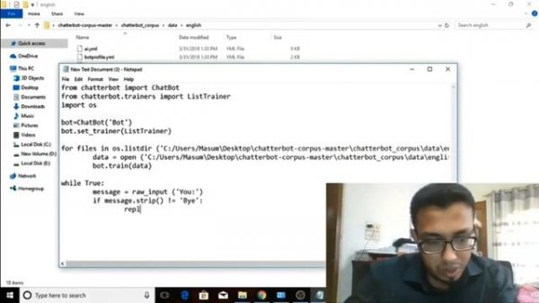 Python Chatbot Tutorial with Chatterbot