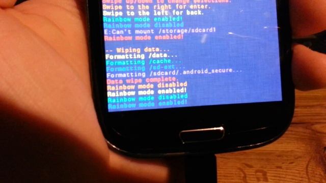 CWM Recovery Hidden Rainbow Mode смотреть онлайн