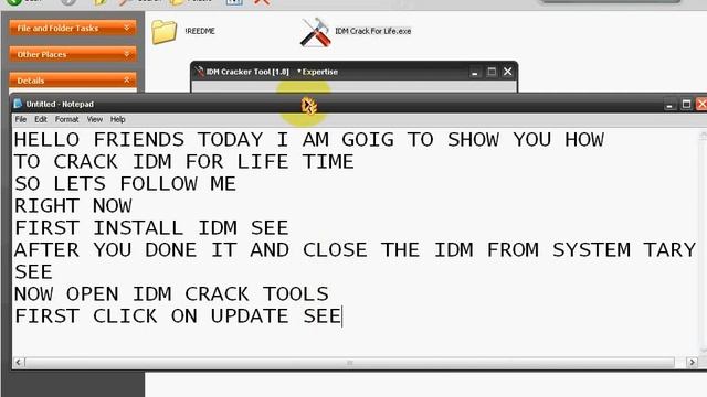 HOW TO CRACK IDM & INSTALL.MP4 смотреть онлайн