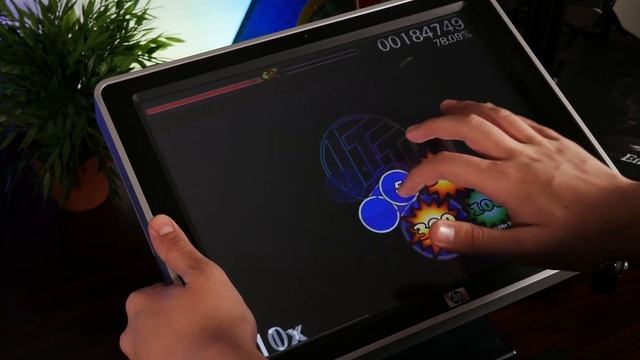 Playing osu! on a cash register смотреть онлайн