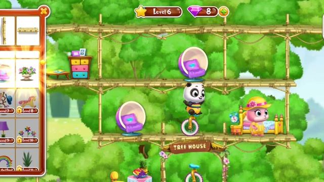 Panda Lu Treehouse - Android / iOS Gameplay Walkthrough смотреть онлайн