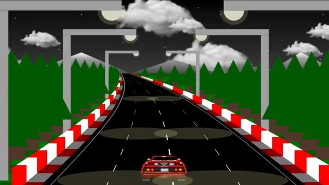 JavaScript/Canvas HTML5 Sprite Racer demo - inspired by Outrun/ChaseHQ etc смотреть онлайн