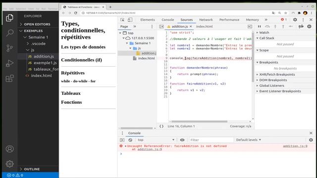 Capsule 1-5: Déverminer avec Chrome javascript смотреть онлайн