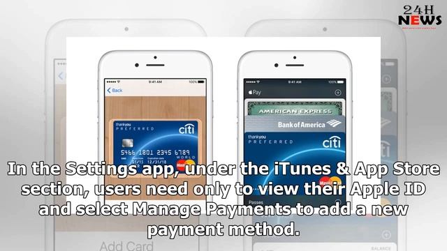 Apple Pay can now be used to pay for Apple digital content | 24h News смотреть онлайн