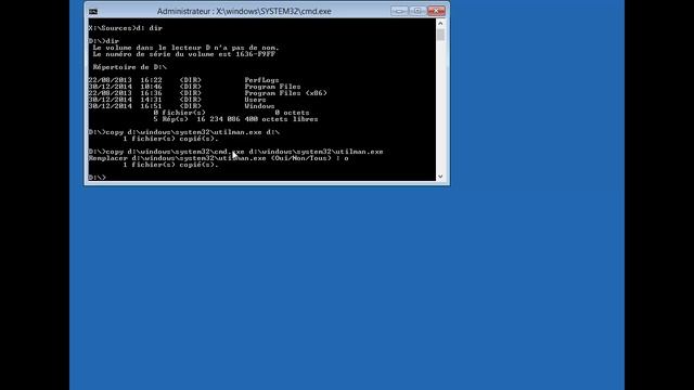 Contourner le mot de passe de l'administrateur sur Windows 8 et 8.1 смотреть онлайн