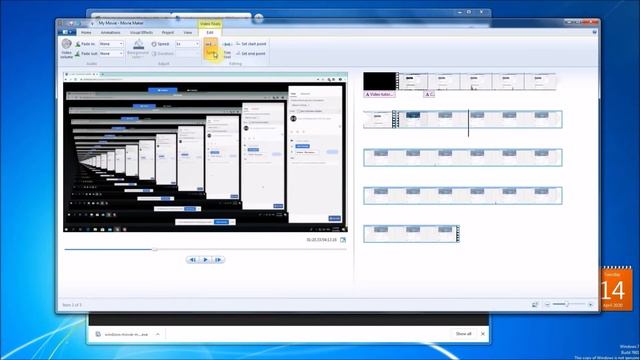 Tutorial to edit or cut your video using windows movie maker смотреть онлайн