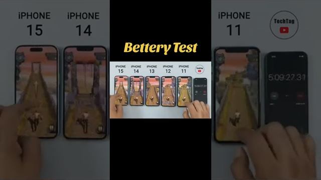 iOS 17 battery test 🔋🔋🪫🪫 смотреть онлайн