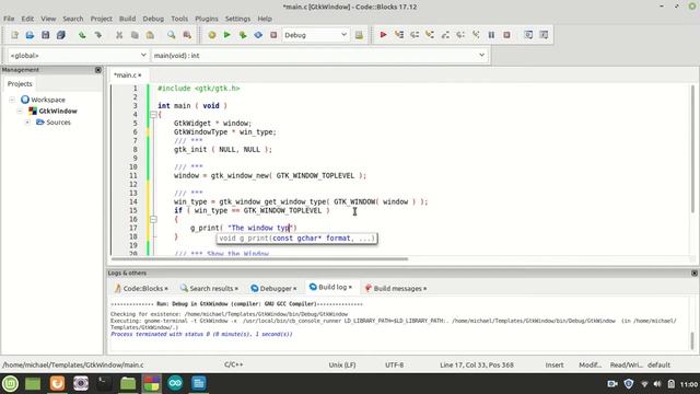 GTK GtkWindow Part 02 смотреть онлайн