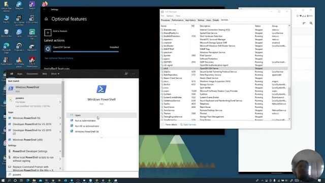 Remote Desktop Command Line Menggunakan Open SSH + SFTP pada Windows 10 смотреть онлайн