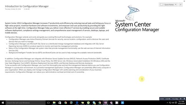 System Center Configuration Manager (SCCM) 2012 -Introduction of SCCM Part- 1 смотреть онлайн
