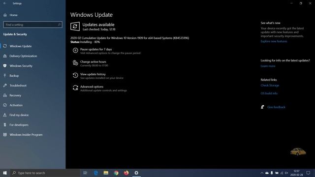 Cumulative updates for Windows 10 version 1903 & 1909 - February 2020! смотреть онлайн