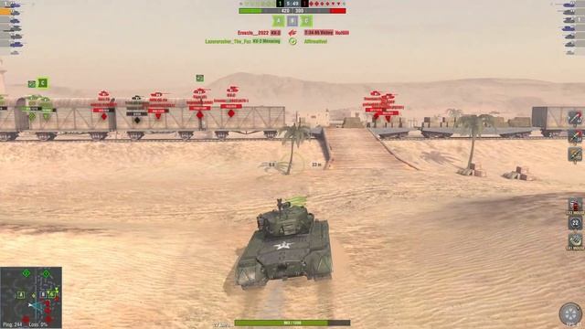 WoT Blitz | FOR FREE! T26E3 EAGLE 7 REVIEW! смотреть онлайн