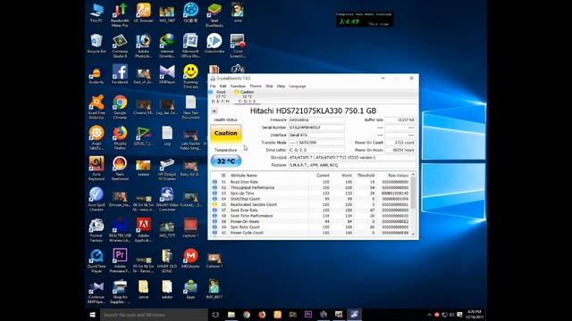 Total HDD Information, Hdd validity , power on count , Tutorial by Emraan TechTube смотреть онлайн