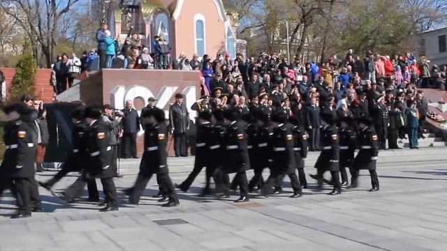 Марш воспитанников Нахимовского училища города Владивосток смотреть онлайн