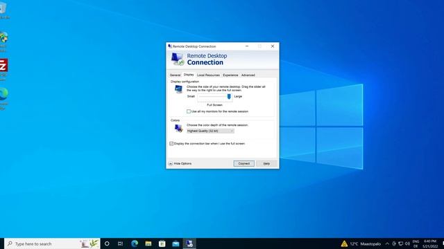 How To Configure Microsoft Remote Desktop For Dual Monitor