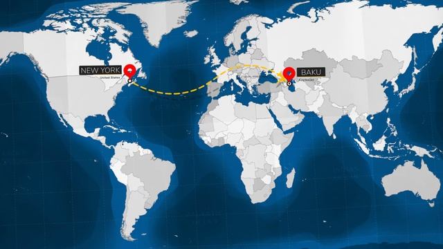 Animated Travel Map - After Effects смотреть онлайн