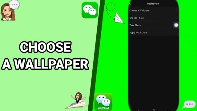 How To Choose A Wallpaper On WeChat App смотреть онлайн