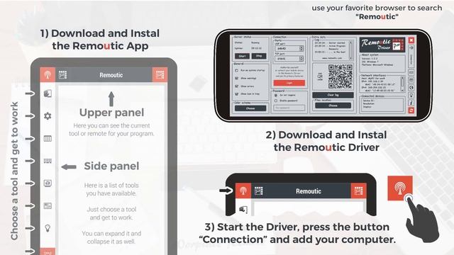 Intro to Remoutic - unique remote for your Linux or Windows PCs and Macs for App Store смотреть онлайн