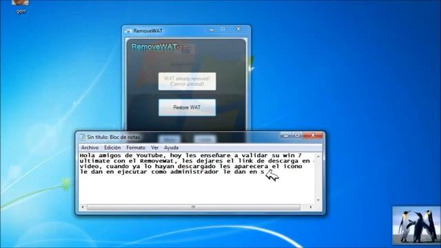 Activar windows 7 permanente removewat 2015 смотреть онлайн