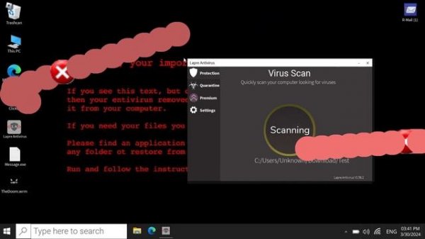 Roblox windows 10 simulator wannacry.exe + thedoom.wrm #windows10 #roblox #virus