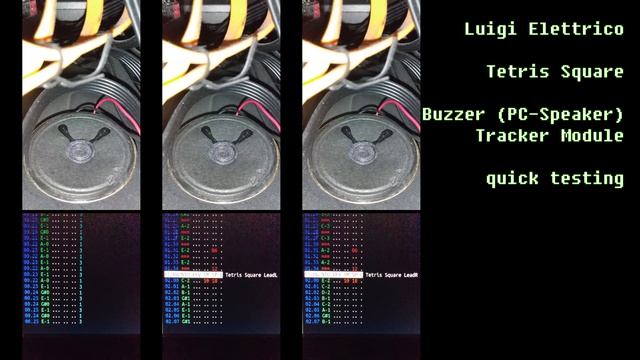 Tetris on PC Speaker Tracker Module quick test смотреть онлайн