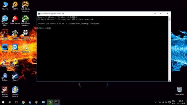 How to create a super hidden folder in Windows without the help programs смотреть онлайн