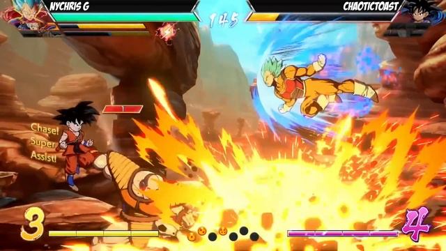 NYChris G(Nappa/SSGSS Vegeta/Trunks) Fights ChaoticToast(Teen Gohan/GT Goku/Gotenks)[DBFZ PS4] смотреть онлайн