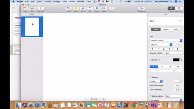MacOS Tutorial: Welcome To Pages смотреть онлайн