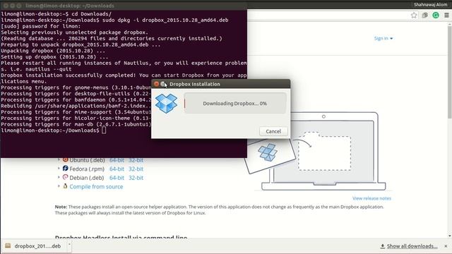 install dropbox on ubuntu смотреть онлайн