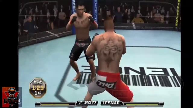 Ufc Undisputed 2010(PPSSPP) Gameplay - Exhibition mode - CAIN VELASQUEZ VS BROCK LESNAR смотреть онлайн