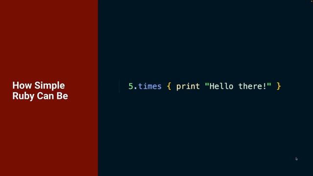Learn to Code with Ruby V2 - 01 - Introduction & Installation - 01 - Welcome to Ruby [SLIDES] смотреть онлайн