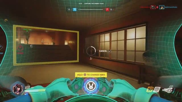 Overwatch: D.VA #14 [Capture the Flag] - Lijiang Tower (no commentary) PS4 смотреть онлайн